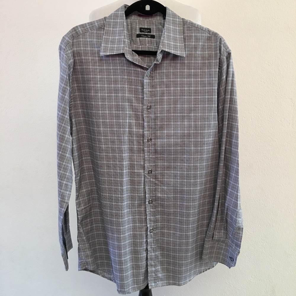 Paul Smith Plaid Classic Fit Shirt Button Down 17